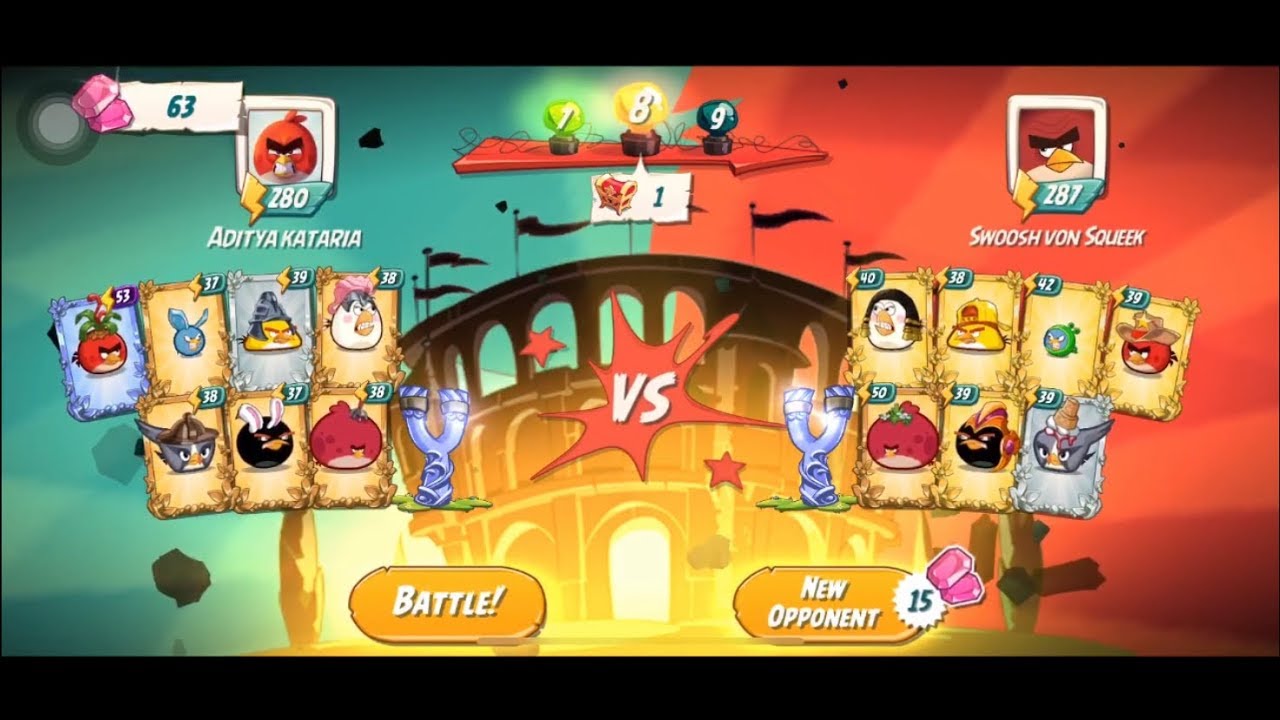 Angry Birds 2 Arena Multiplayer Battle Walkthrough