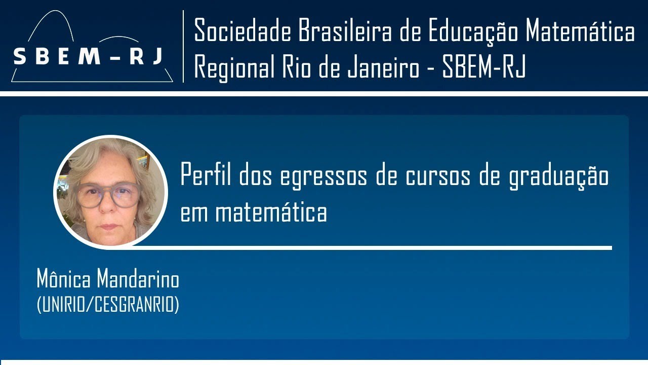 Perfil dos egressos de cursos de graduação em matemática