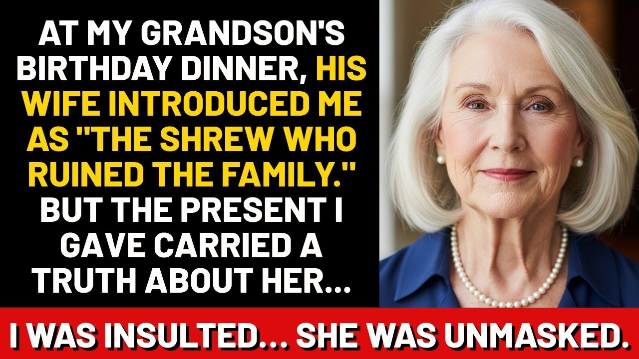 At my grandson's birthday dinner, his wife introduced me as 