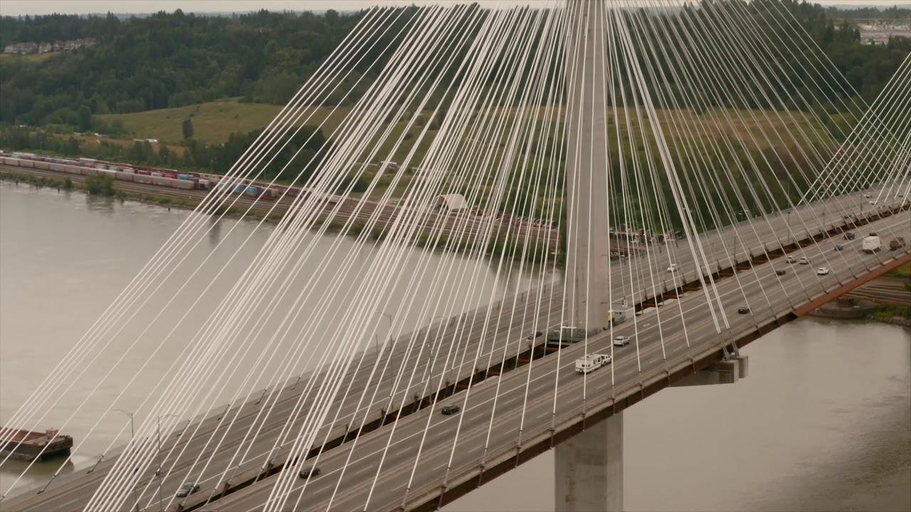 4K - Exploring the Port Mann Bridge