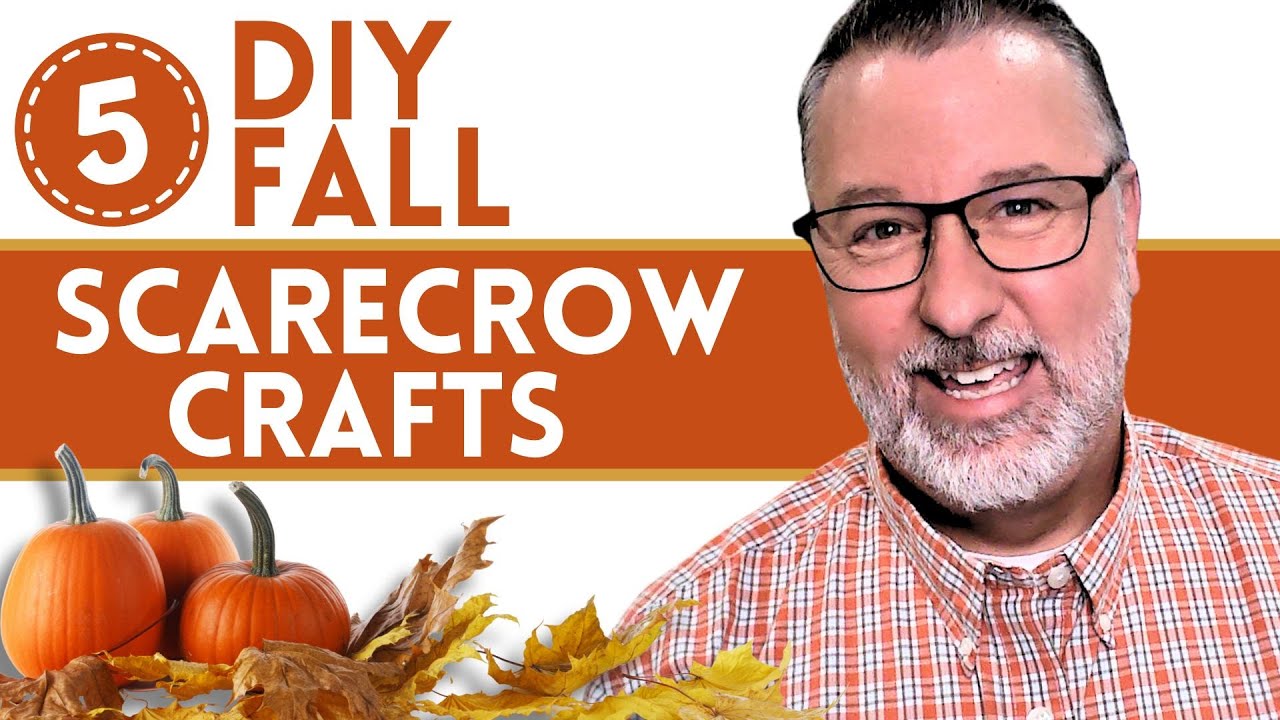5 Scarecrow DIY Crafts - Fun and Easy DIYs - #craftingtutorial @Dave's Wreaths and Things