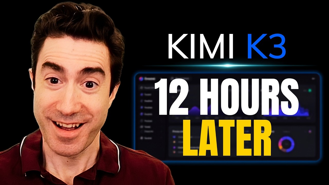 Я позволил Kimi K3 управлять 4 ИИ-агентами, чтобы создать полноценное приложение за 12 часов