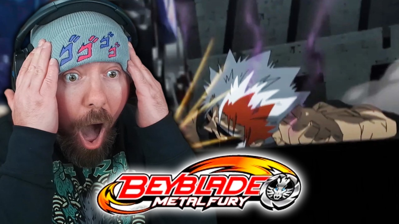 NOT RYUGA!!!! FIRST TIME WATCHING - Beyblade Metal Fury Episode 34-35 REACTION