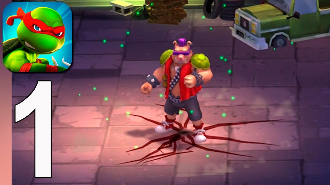 TMNT: Mutant Madness - Gameplay Walkthrough Part 1(iOS, Android)