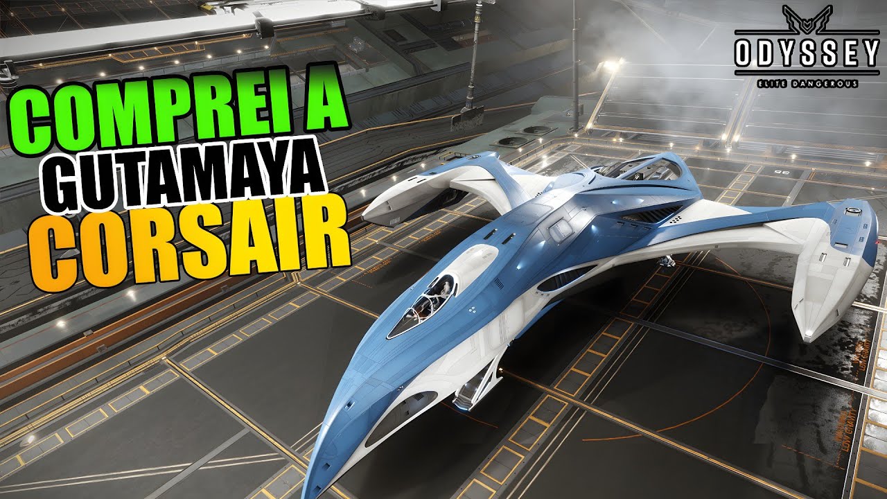 ✨ Minhas primeiras IMPRESSÕES da CORSAIR Gutamaya Elite Dangerous!