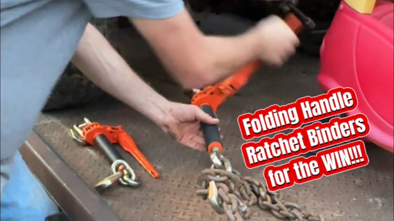Vulcan 7100lb Folding Handle Ratchet style binders are a win in Towing and Recovery.