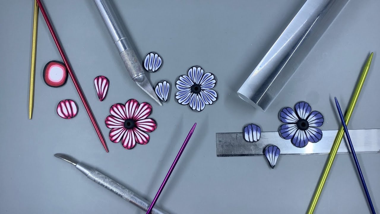 A Polymer Clay Cane Tutorial: Segmented Petal Cane (Part 2)