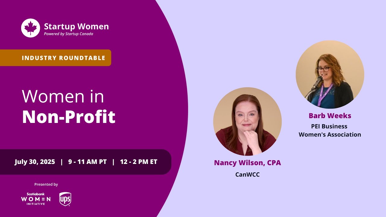 Startup Women 2025 | Women in Non Profit | Industry Roundtable