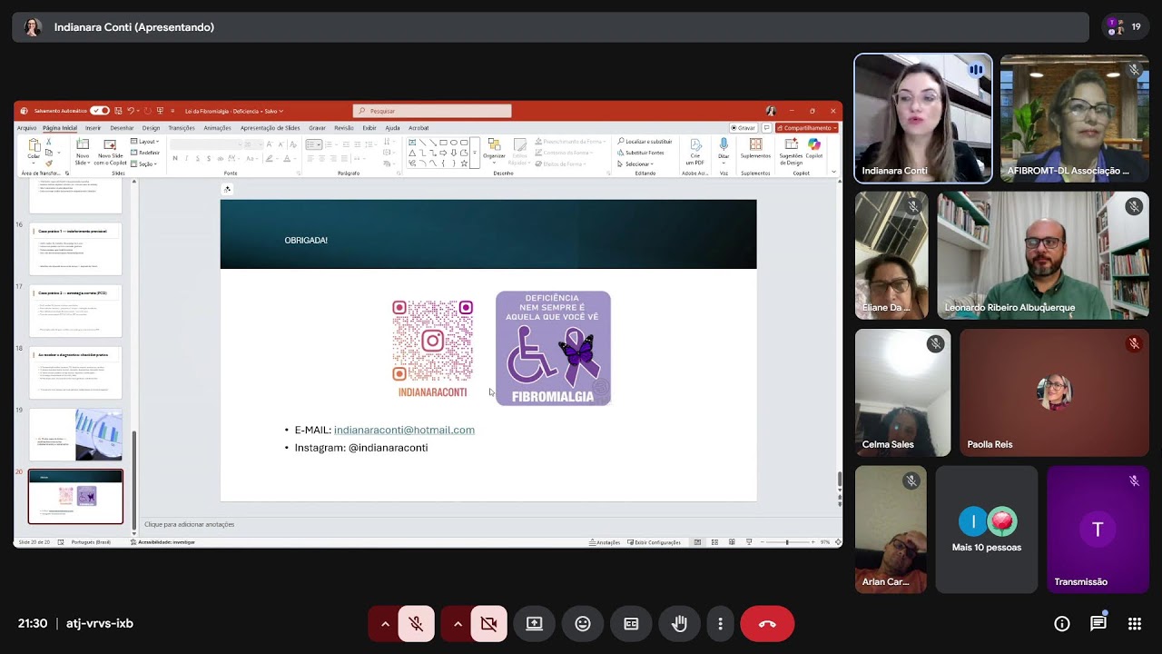 Transmissão ao vivo de AFIBROMT-DL Associação dos Fibromiálgicos de MT