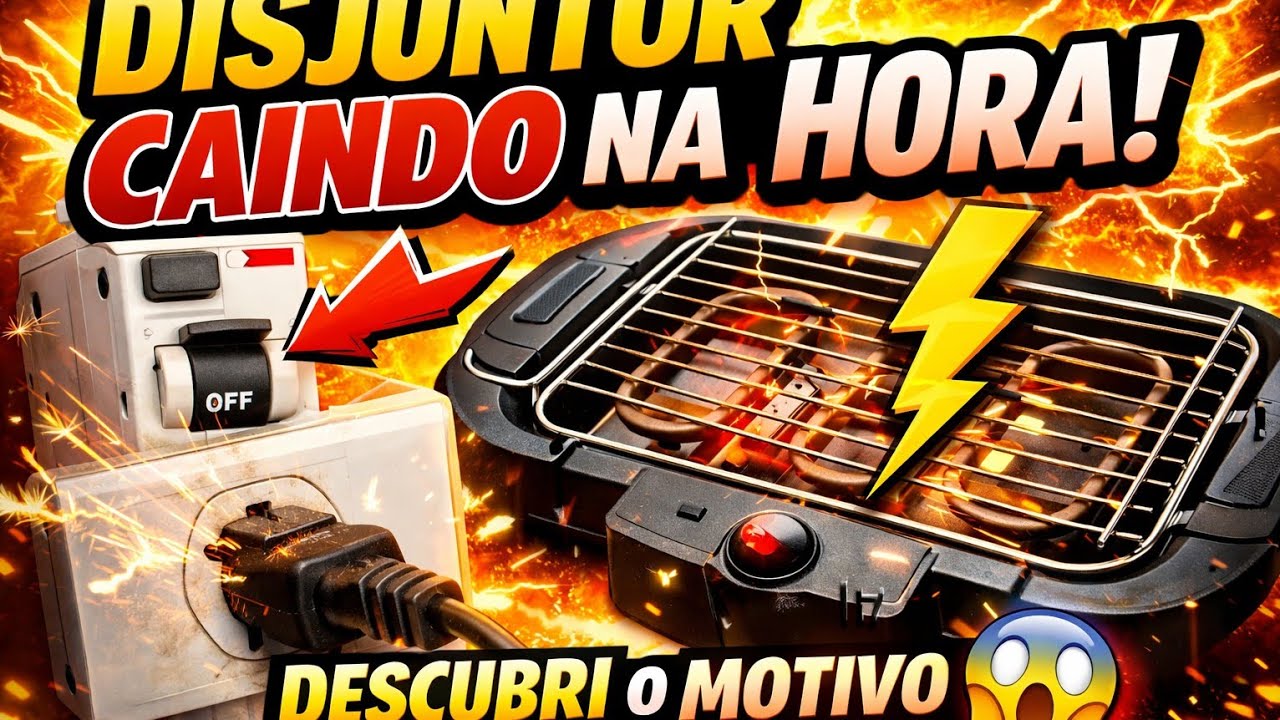Churrasqueira elétrica desarmando disjuntor! Solução 