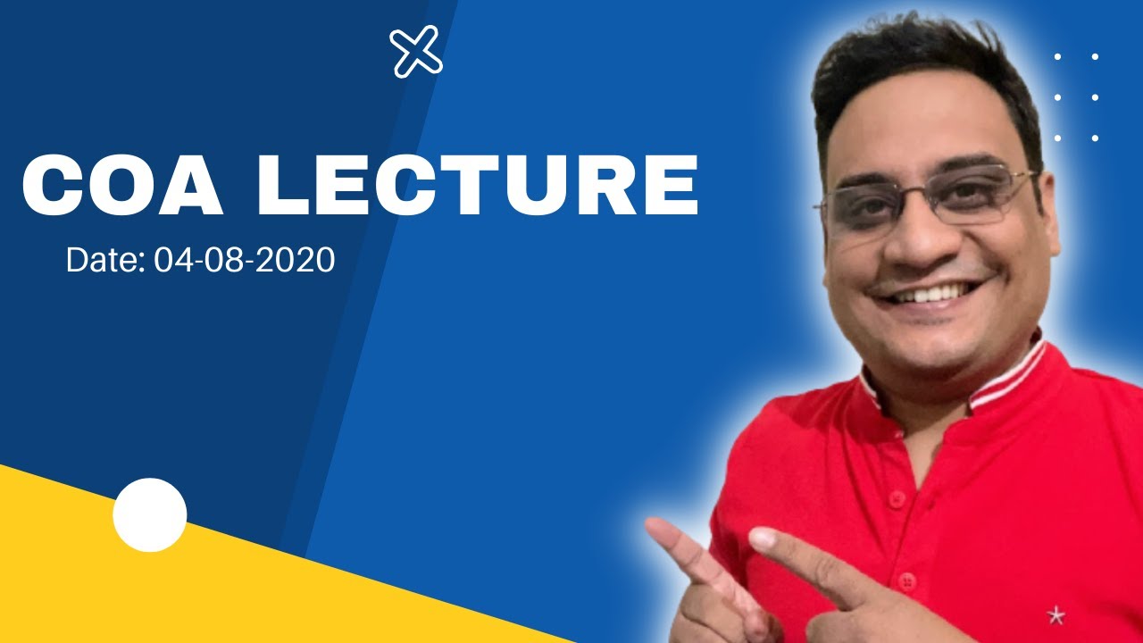 COA Lec 04 08 2020 | MS Teams | KEC Ghaziabad | Hindi