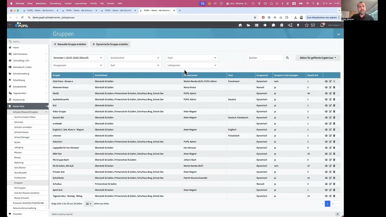 Webinar: Stellvertretungen in PUPIL