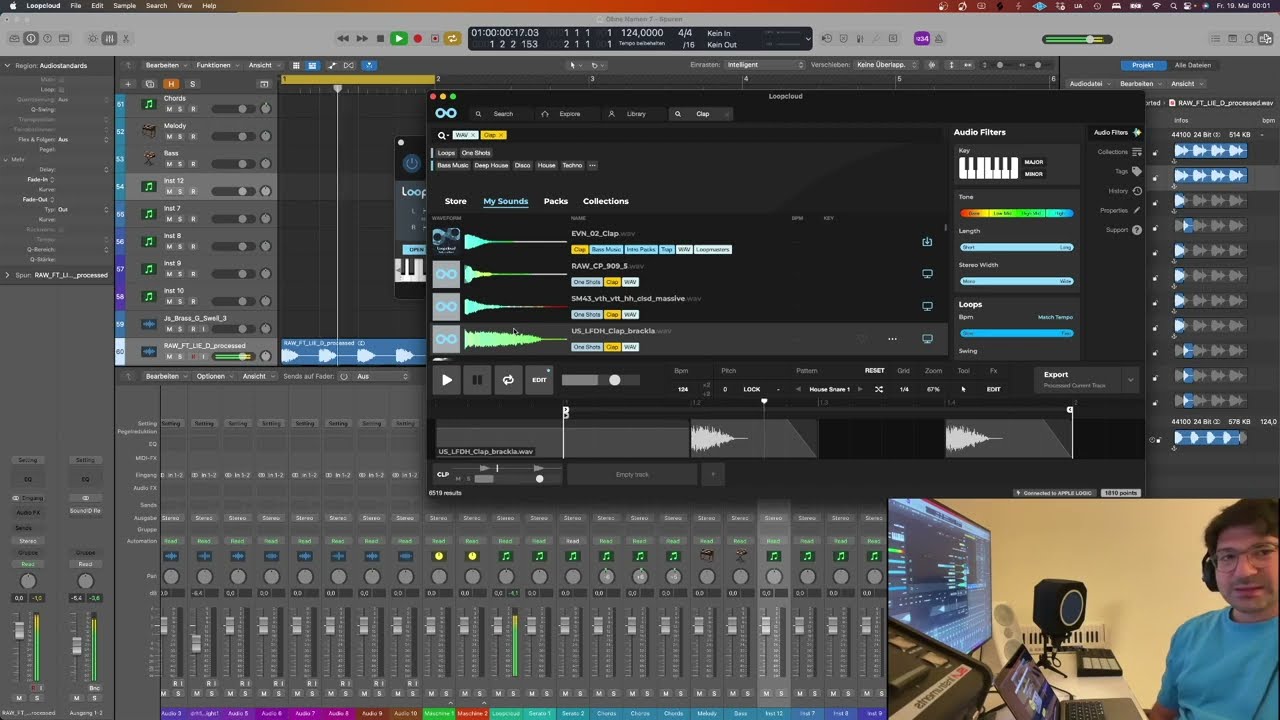 How to use Loopcloud to make a House beat! Finding the right samples and be creative with loops