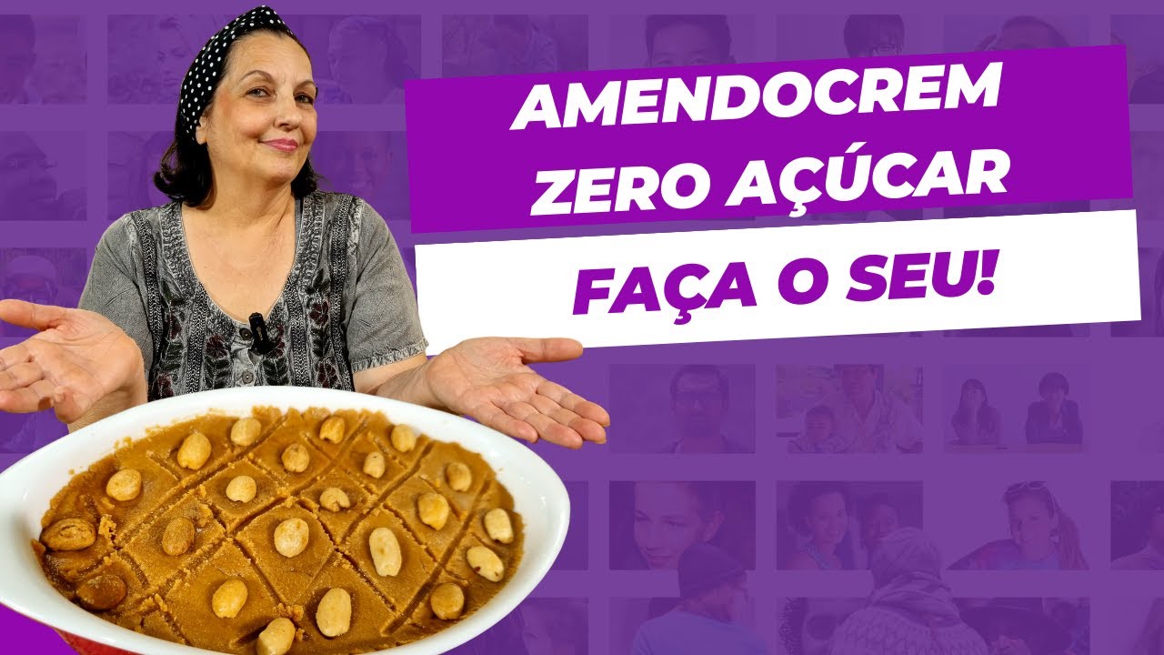 ZERO AÇÚCAR: Pare de comprar pasta de amendoim e faça em casa