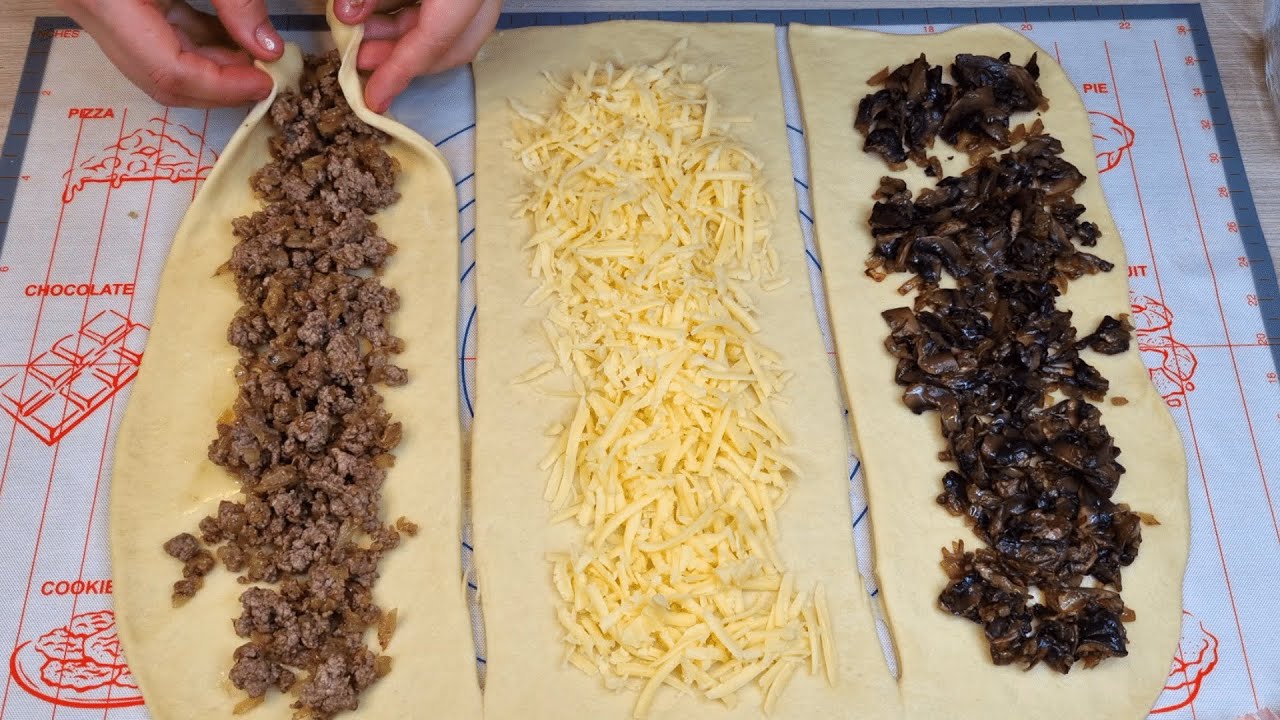 Nie sądziłam, że to takie proste... NIESAMOWITE puszyste Ciasto z Warkoczykami z trzema nadzieniami!