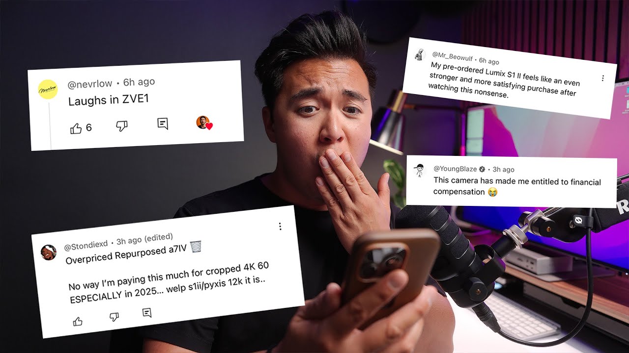 Reading Mean Comments on the Sony FX2 😬