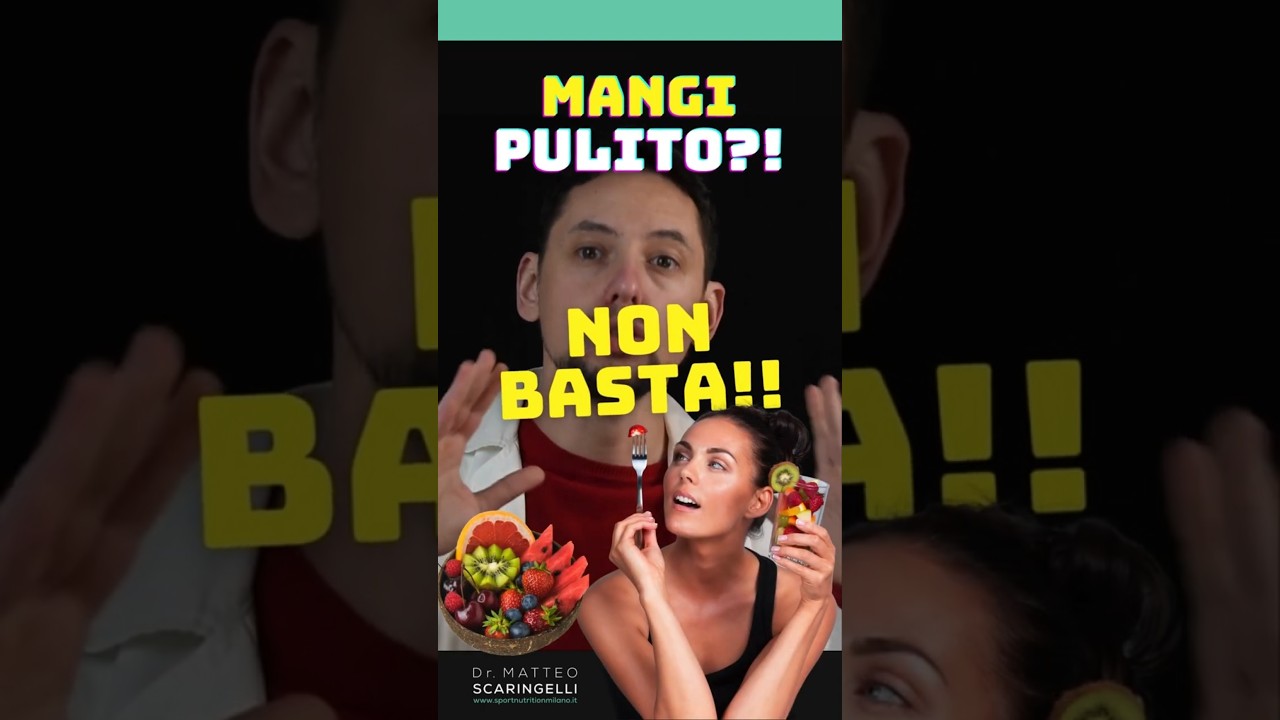 Dieta pulita? NON BASTA #dieta #palestra #perditadipeso #perditadigrasso #nutrizionista  #junkfood
