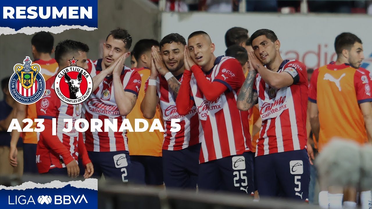 Resumen | Chivas vs Xolos | Liga BBVA MX - Apertura 2023  - Jornada 5