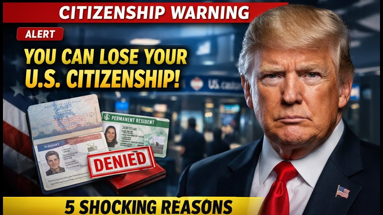 U.S. Citizenship Revocation 2026: Seniors & Dual Citizens Face Travel Bans, Reviews, Loss Risk