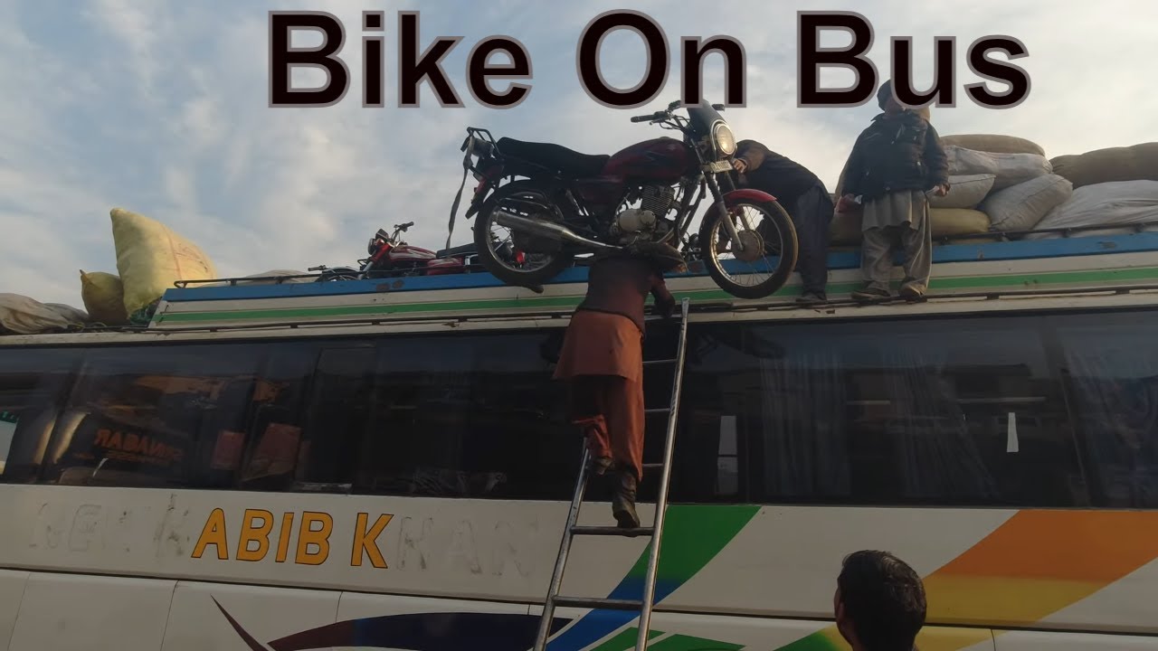Loading bikes on Bus and going to Muzaffarabad from Lahore | Ep.1 Kashmir Bike Tour