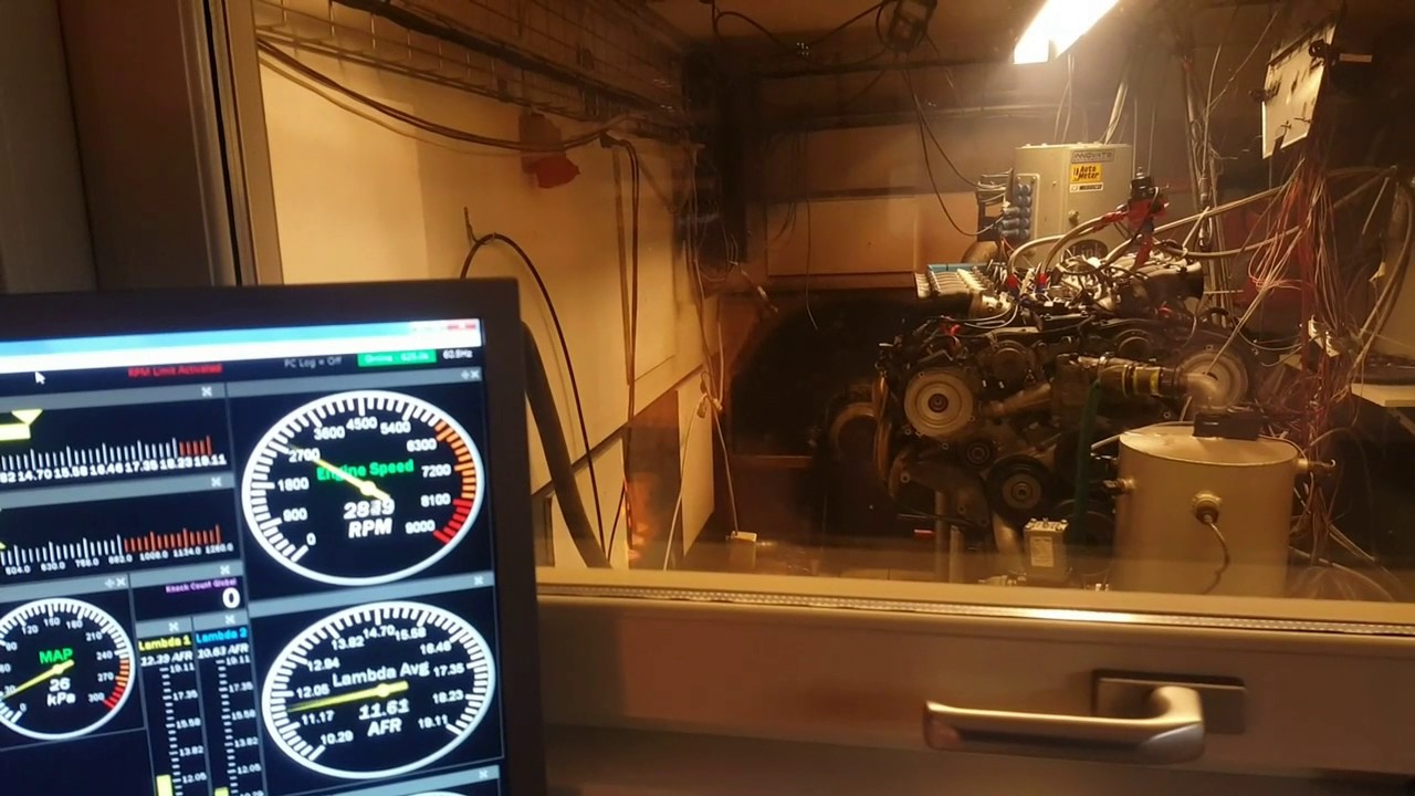 M120 v12 Tuning engine dyno