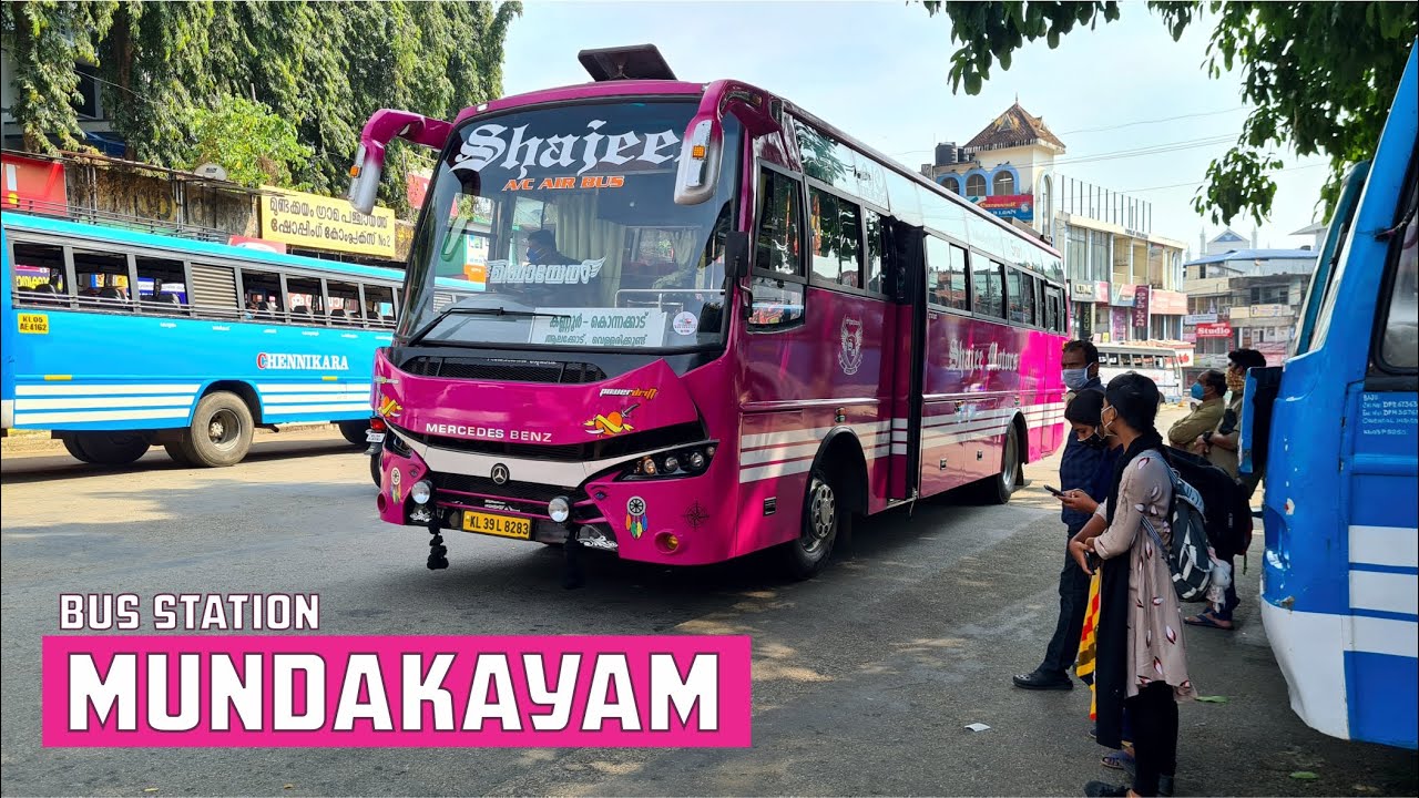 Mundakayam Bus Stand | Shajees | Kannur - Konnakkad | Mercedes Benz