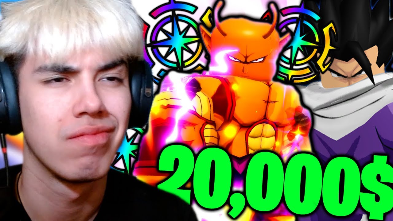 Spending 20,000$ ROBUX In DRAGON BALL SUPER HERO Update In Anime Reborn!