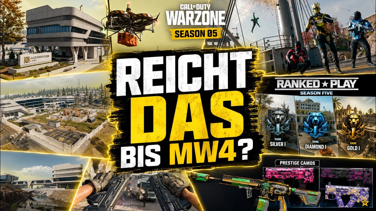 Lohnt sich SEASON 5 bis MW4? 🚨 (Start, Roadmap, Warzone, Multiplayer, Waffen & MEHR)
