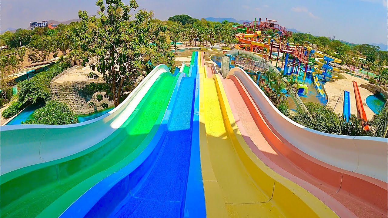 Rainbow Water Slide at West Wonder Water Park