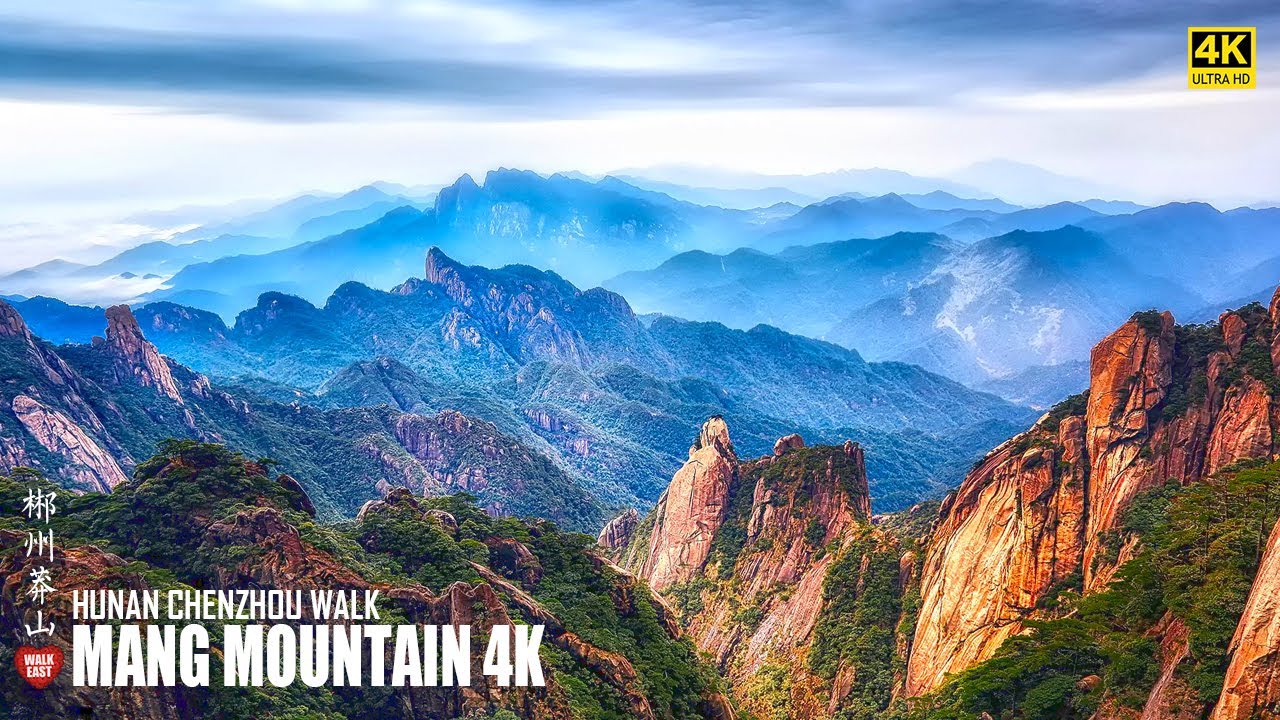 Mangshan Mountain National Forest Park Walking Tour | Chenzhou, Hunan, China | 4K HDR | 郴州莽山