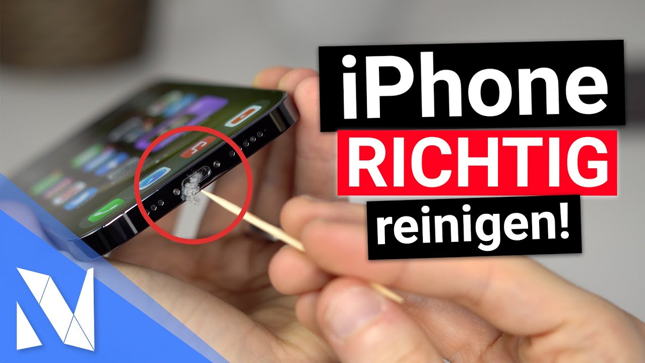 iPhone lädt nicht? Lautsprecher leise? - So reinigst du dein iPhone RICHTIG! | Nils-Hendrik Welk