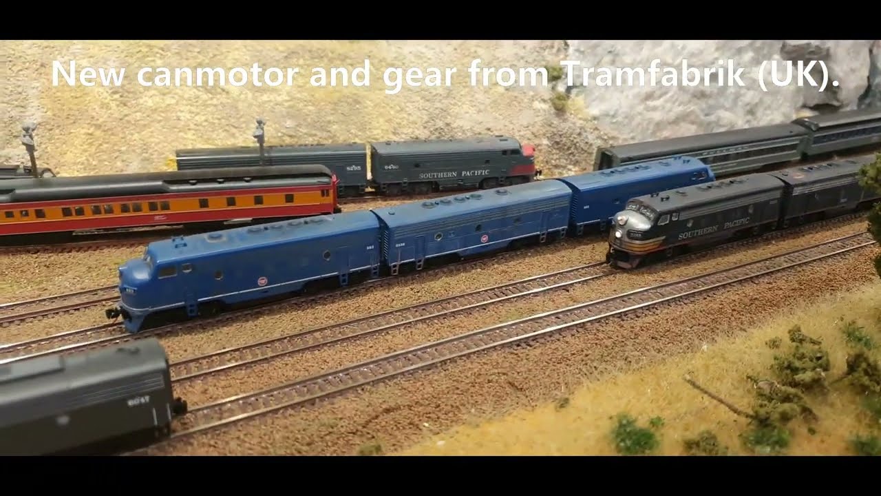 Z scale Micro Trains F 7 remastered 2
