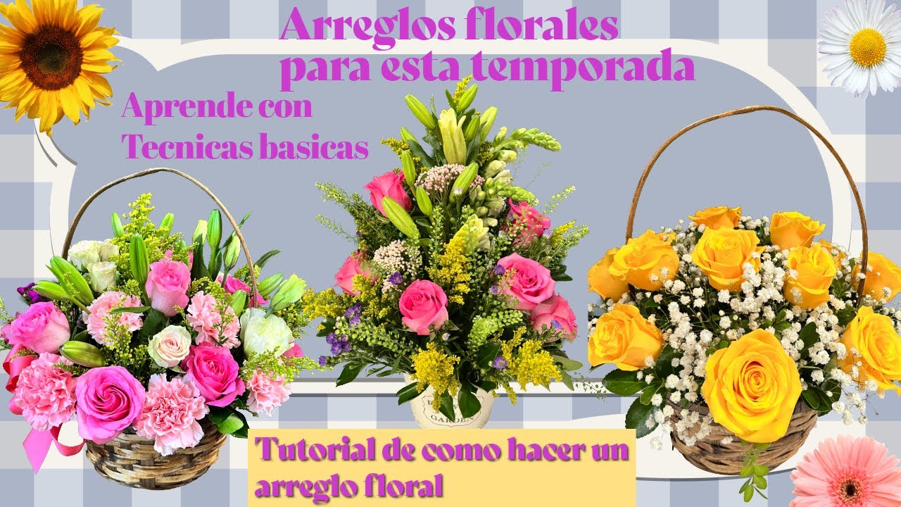 Tutorial de como hacer arreglos florales/home decorating  ideas 