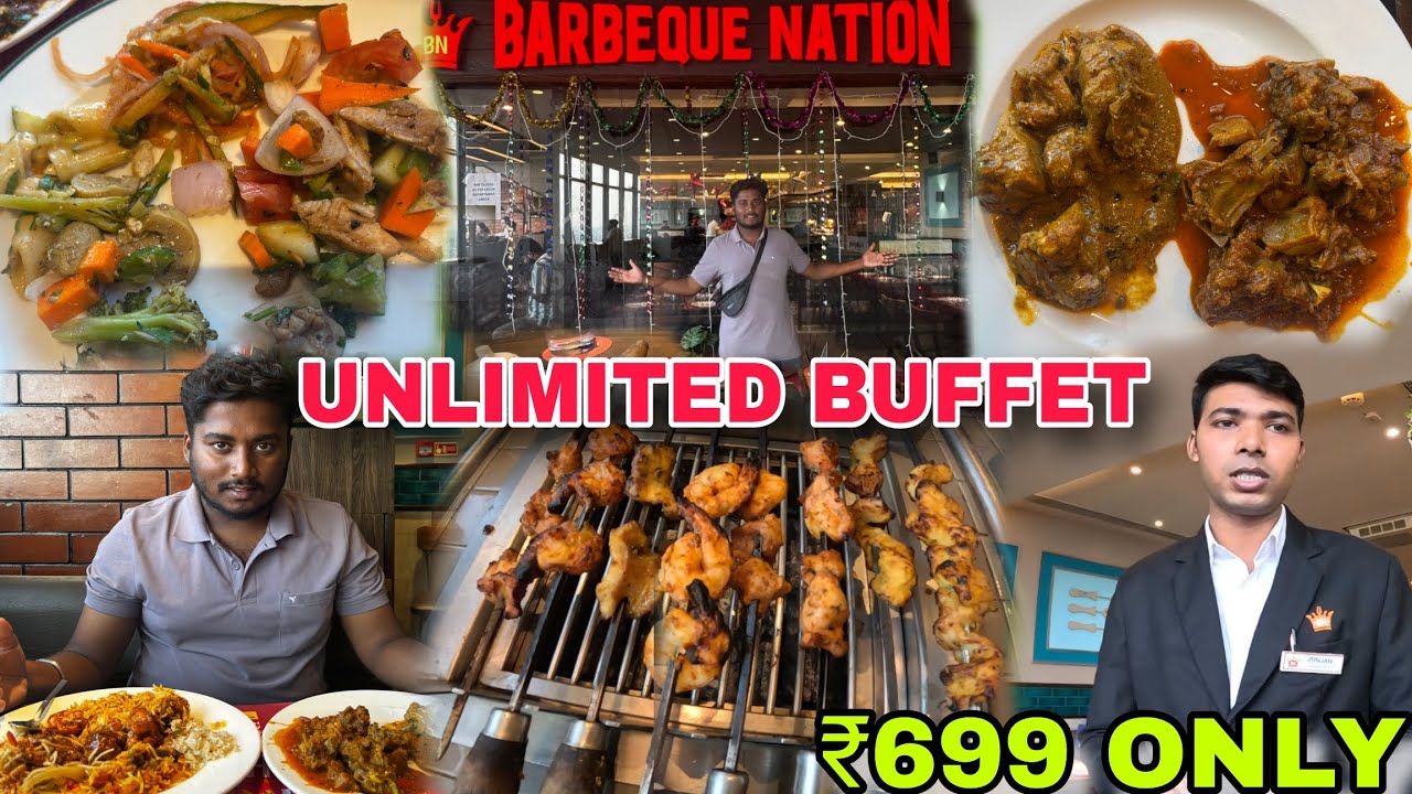Barbeque Nation DN Regalia Bhubaneswar 🔥|| Unlimited Buffet Experience😋 ||Food Vlog Odisha
