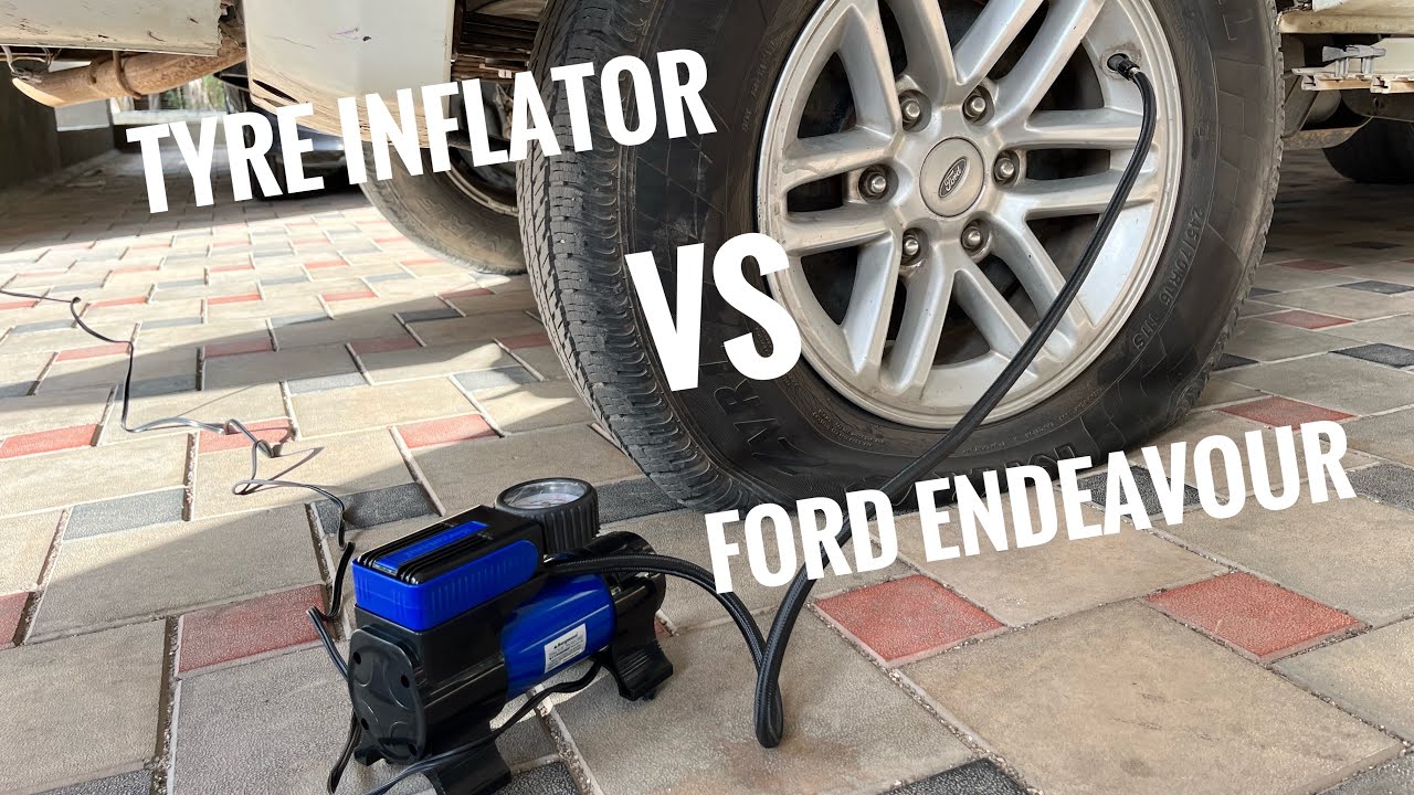 Bergmann Typhoon tyre inflator | Ford Endeavour SUV | Experiment on SUV