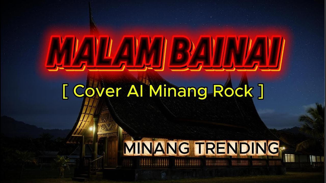 MALAM BAINAI  -  [ Cover AI Minang Rock ]