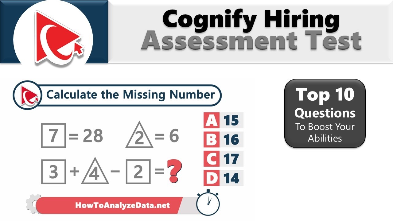 How to Pass COGNIFY HIRING ASSESSMENT TEST - Questions and Answers with Solutions