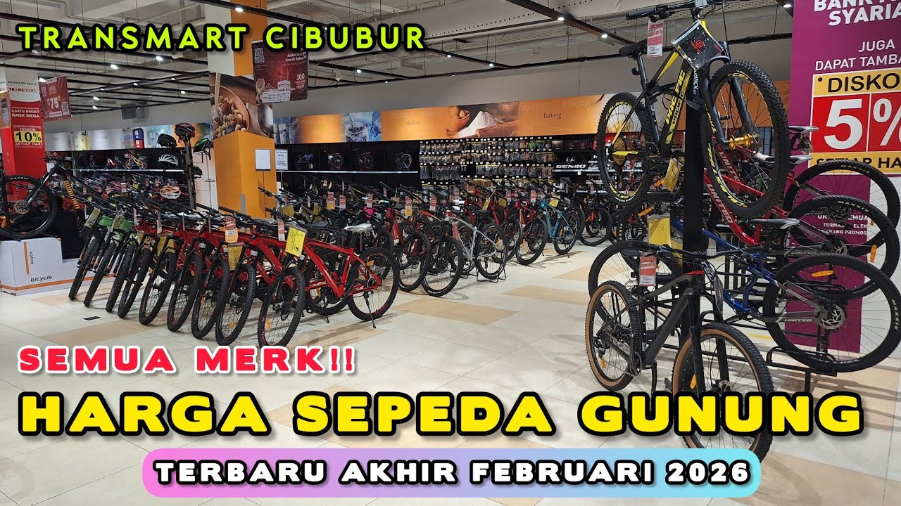 Review Harga Sepeda Gunung | Mountain Bike | Semua Merk | Terbaru Akhir Februari 2026