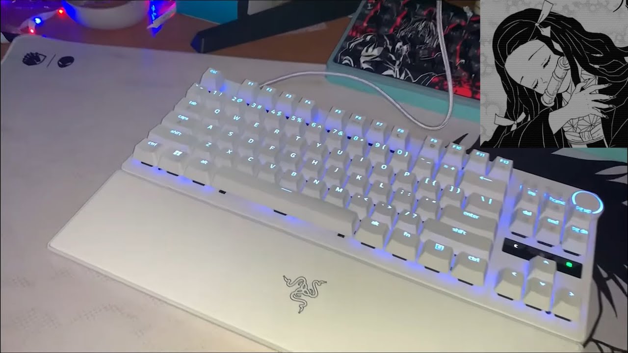 КЛАВИАТУРА КАК У NIKO ЗА 23000 РУБЛЕЙ - RAZER HUNTSMAN V3 PRO TKL WHITE EDITION