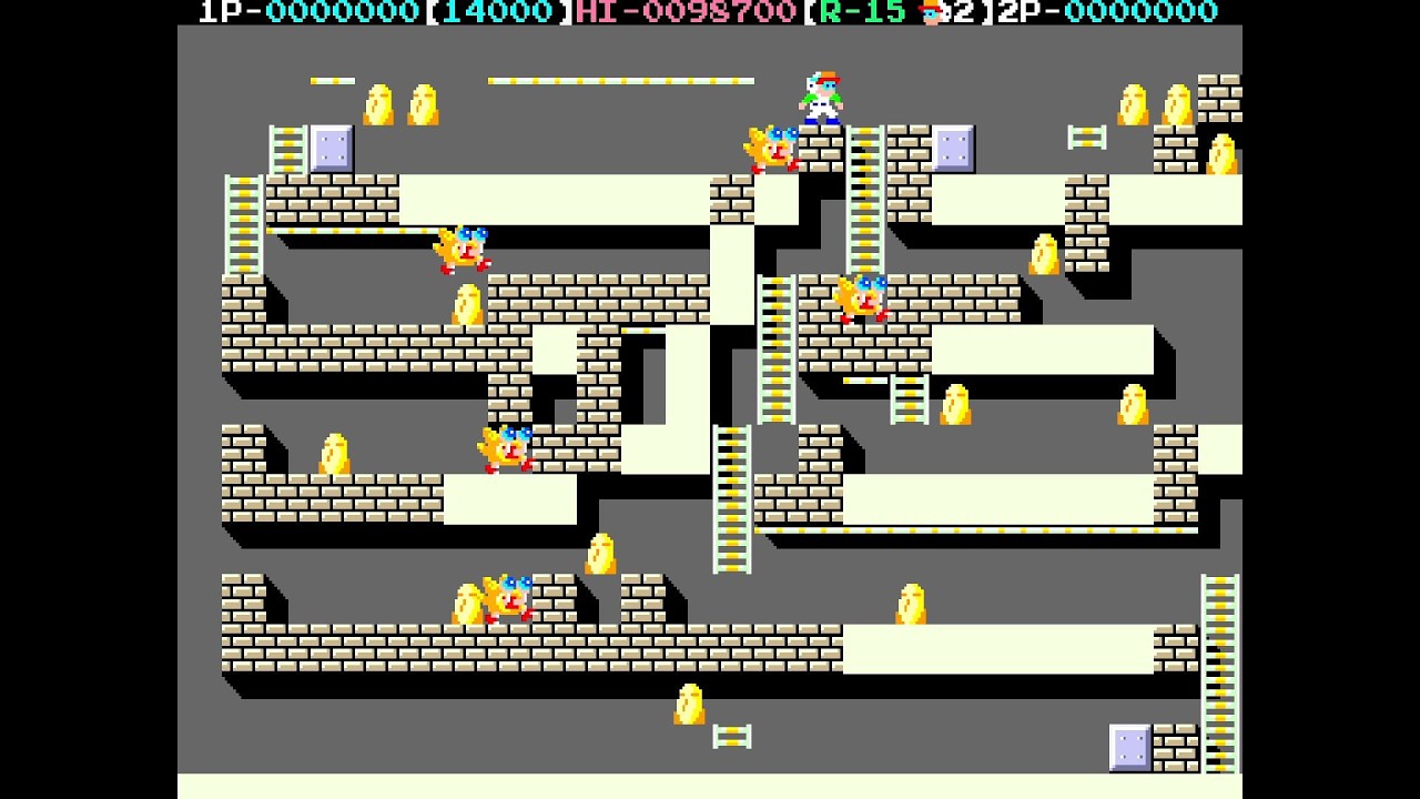 Lode Runner 帝国からの脱出  ロードランナーⅣ  ROUND-15