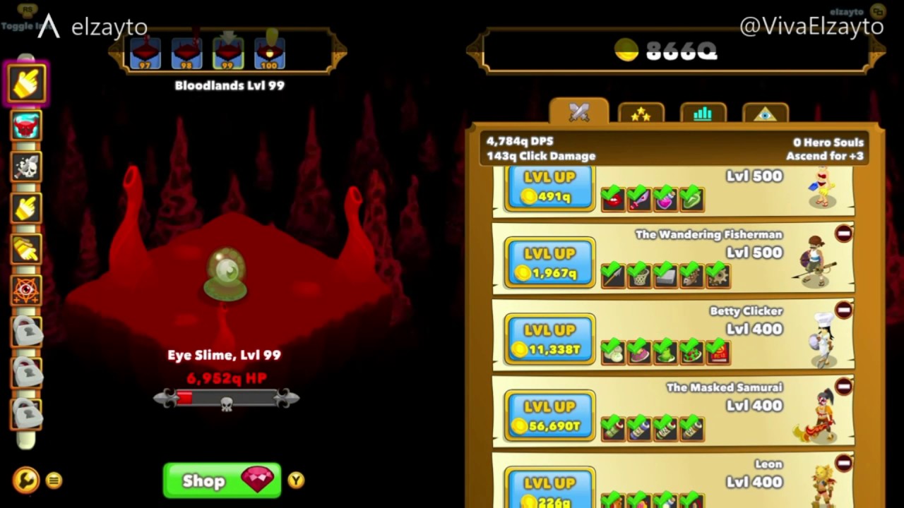 Clicker Heroes LEVEL 100 BOSS BATTLE!
