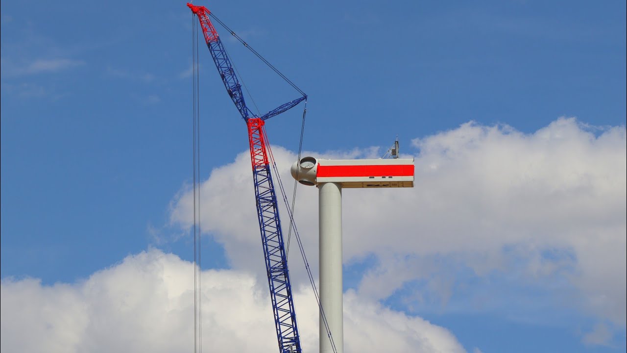 Repowering Wansleben am See / erste Vestas V150 EnVentus fertig / zweite Vestas V150 EnVentus im Bau