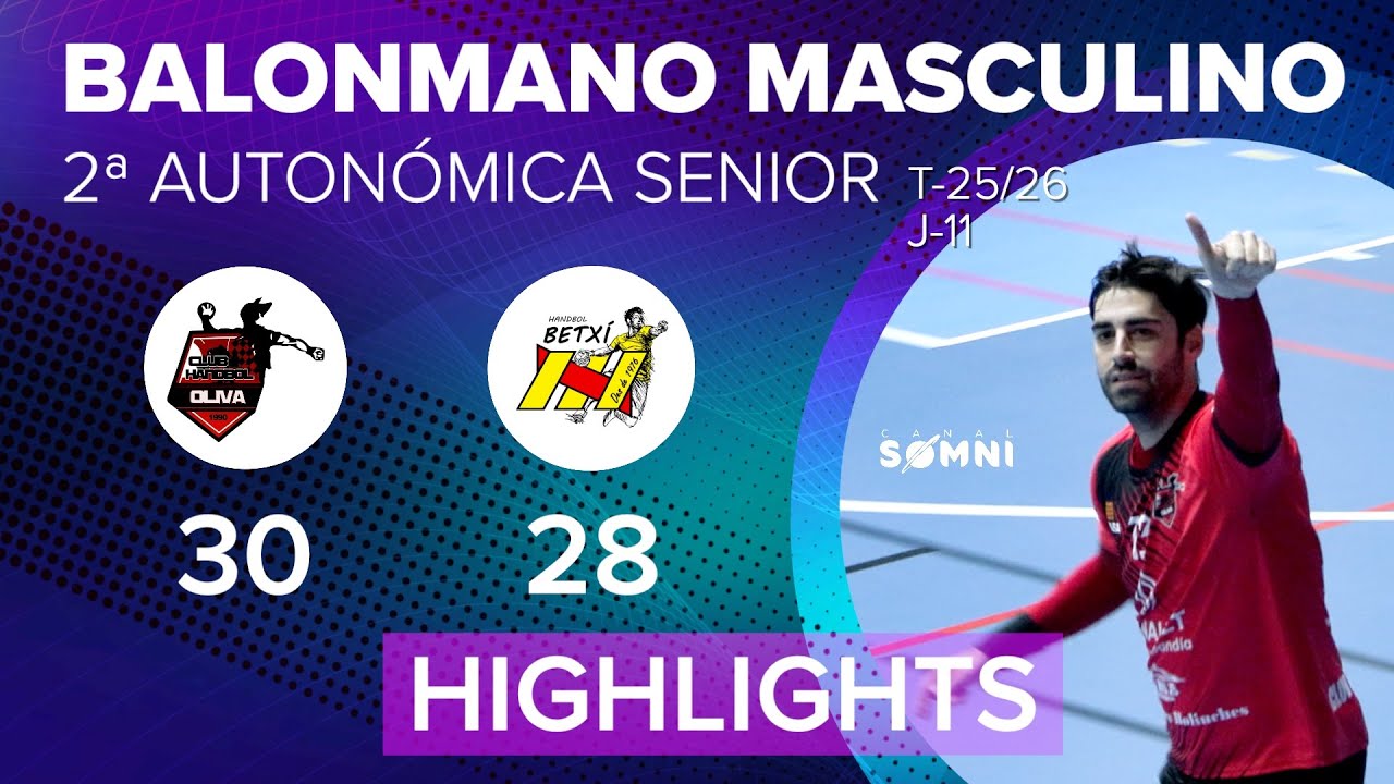 ✨Highlights✨ #balonmano OLIVA-BETXÍ | 2ª Autonómica Senior | J-11