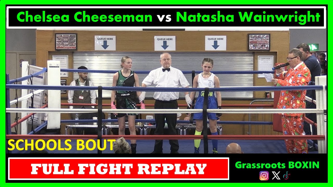 Chelsea Cheeseman vs Natasha Wainwright - FULL FIGHT - Guildford City Boxing Amateur Show (15/12/24)