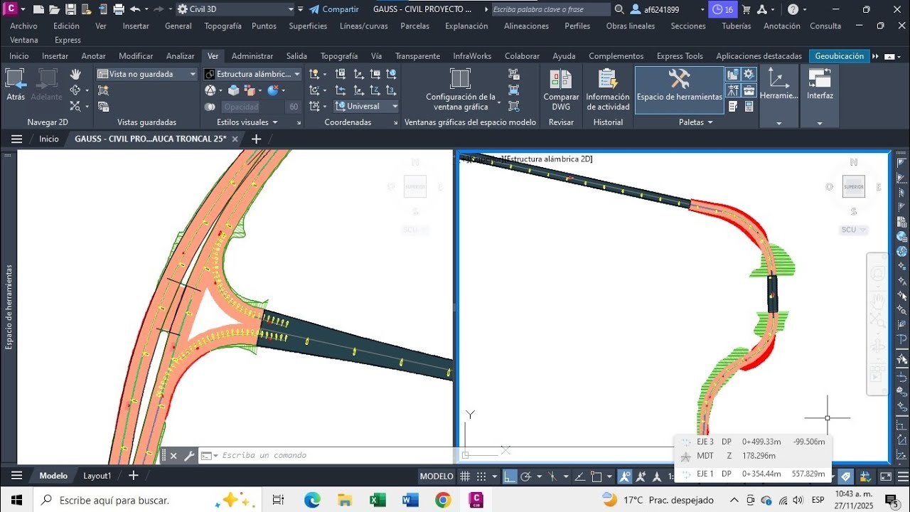 CONFIGURACIÓN DE VISUALIZACIÓN DE MATERIALES - OBRA LINEAL 🧑‍💻