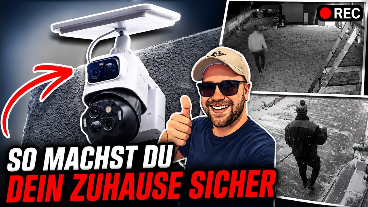 eufyCam S4 mit Solar – Dein Haus immer im Blick? 🏡☀️ Unboxing & Alltagstest