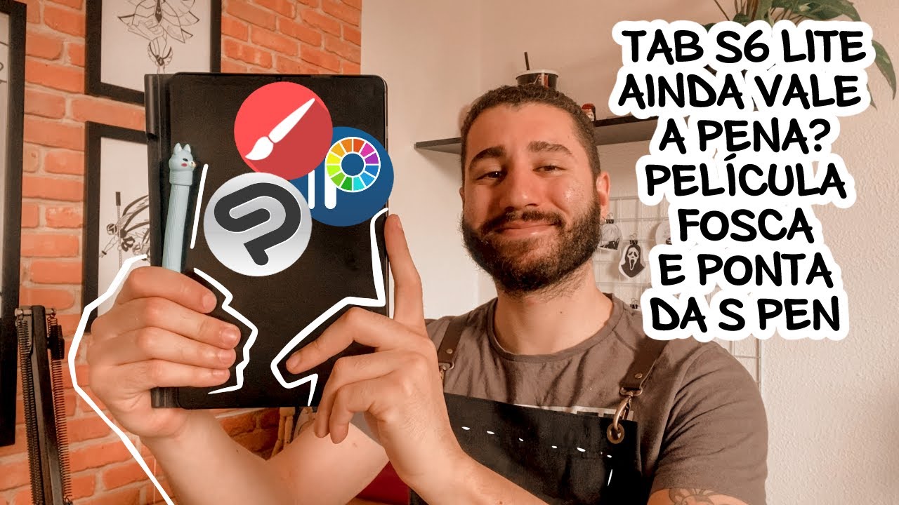 TAB S6 LITE AINDA VALE A PENA? PELÍCULA FOSCA HPRIME E CAPINHA PRA S PEN