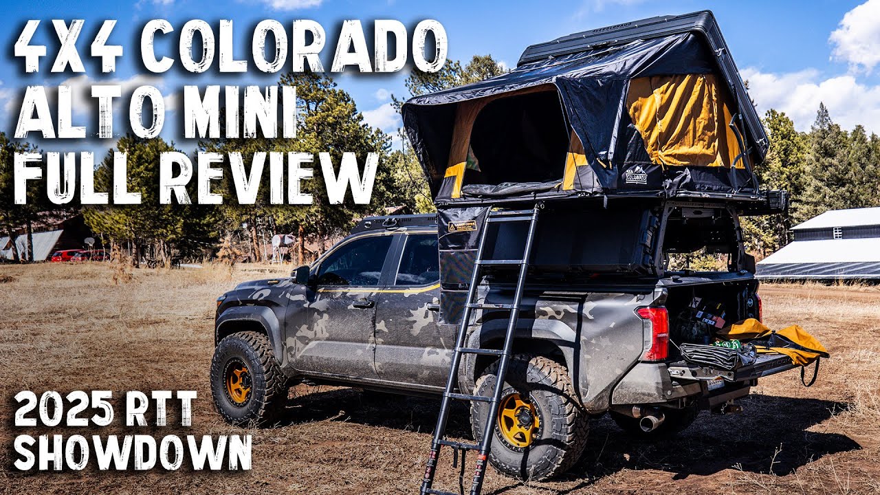 (OUT OF BUSINESS) 4x4 Colorado Alto Mini Rooftop Tent Full Review - 2025 LLOD RTT SHOWDOWN Ep. 1.