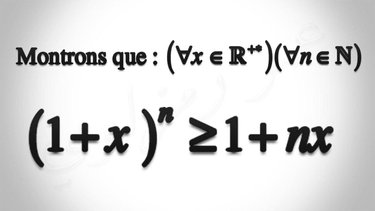 éléments de logique exemple de raisonnement par recurrence
