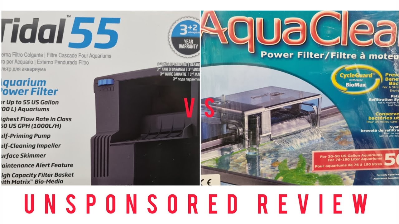Unsponsored Long Term Review of the Seachem Tidal vs Aquaclear HOB Filters - My Honest Opinion.